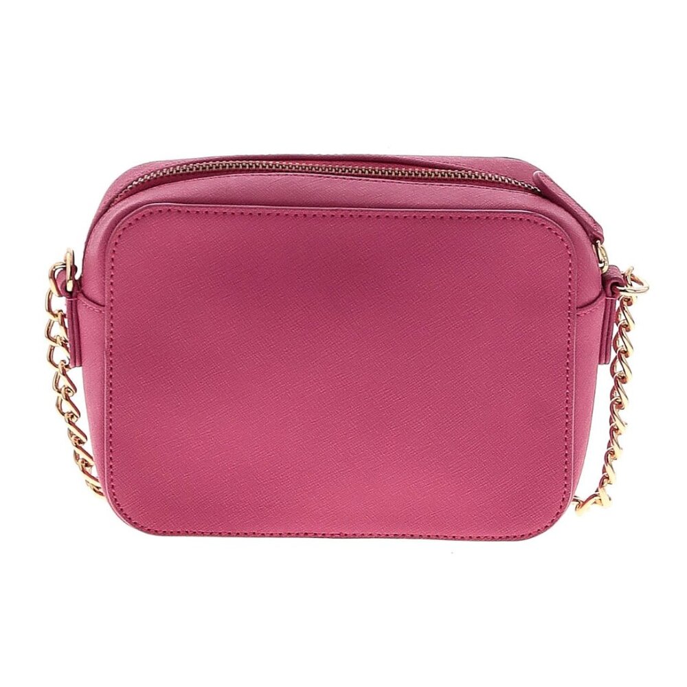 Brooks Brothers Pink Leather Crossbody w/ Chain Strap Like New